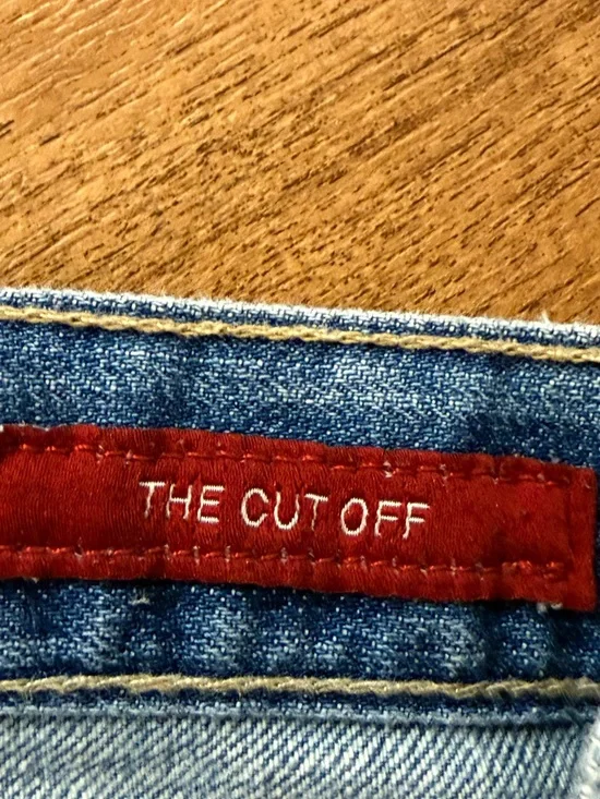 Lucky Brand Cut Off Denim Shorts Sz 6 Distressed Low Rise Y2K Festival Summer - Picture 3 of 4